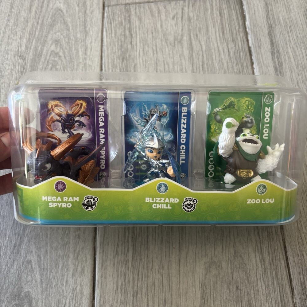 Skylanders SWAP Force Triple Pack Mega Ram Spyro, Blizzard Chill, Zoo Lou